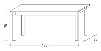 Jídelní stůl 175*85cm